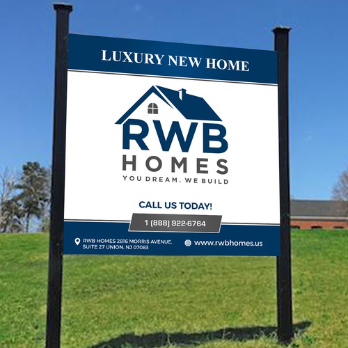 Signage for Luxury Home Builder Design by radhekrishna