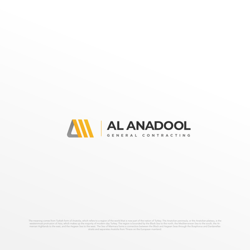 Design attractive logo for "Al Anadol General Construction Company" Design by pxlabStudio