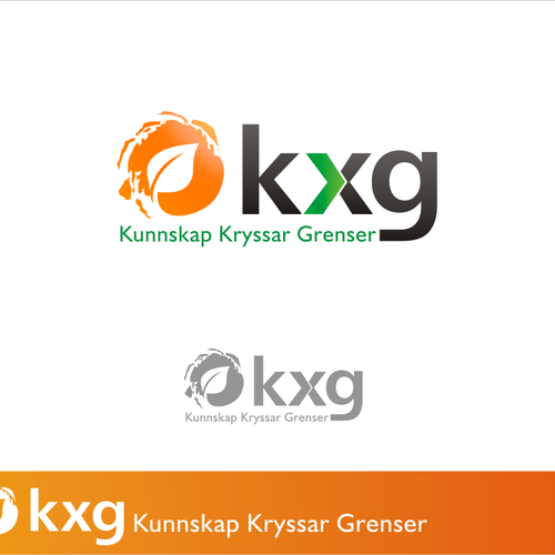 Logo for Kunnskap kryssar grenser ("Knowledge across borders") Diseño de razvart