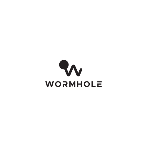 Wormhole Protocol Logo Design Design by Grifix