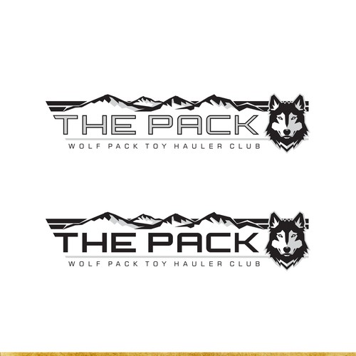 wolf pack logo design