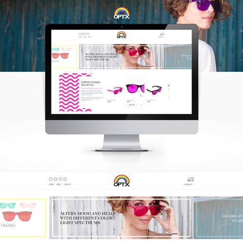 Bright, Colorful, and Beautiful Design Requested for Ecommerce Website Diseño de Igor Vensko