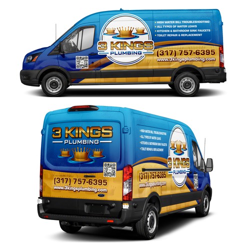 Eye catching plumbing van wrap Design von Nadun Prabodana