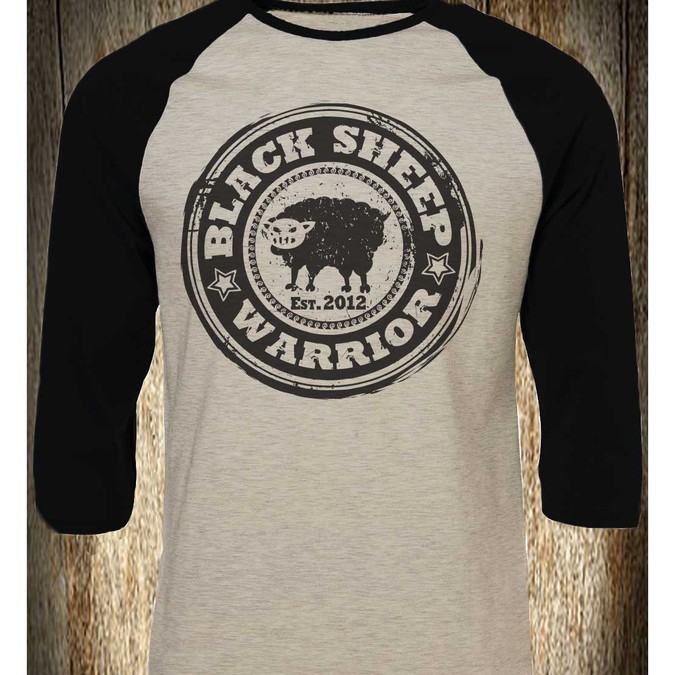 Create a Vintage/Classical Raglan Shirt Design for Blacksheepwarrior ...