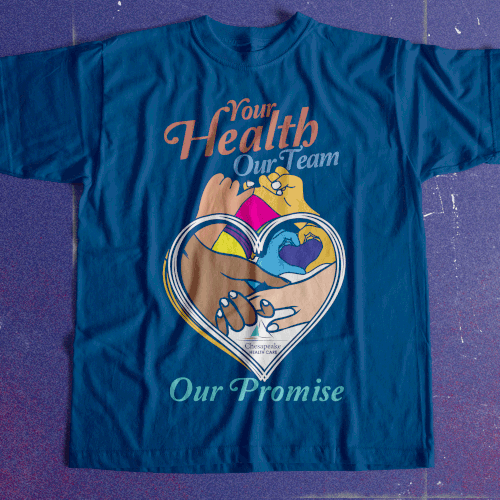 コンペ「Design the Winning Look for our T-Shirt – Our Team, Your Health: A Winning Combination」のデザイン by Graphics Guru 87さん 