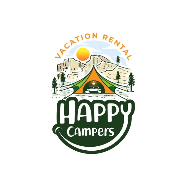 Design realizzato da Malaca intitolato "happy campers"
