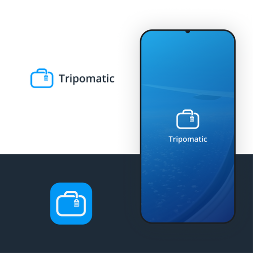 New logo for rebranding a trip planning app Design by Kr8v.in