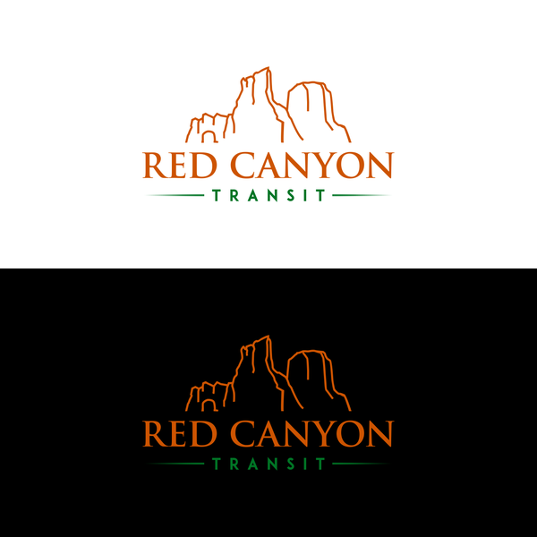 Diseño de Patriots✔ titulado "logo and identity for RED CANYON TRANSIT"