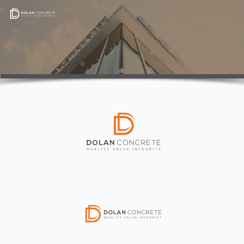 Dolan Concrete Logo Design by Psyraid™
