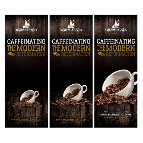 Coffee Company Trade Show Banner Design by Aziz-Creative