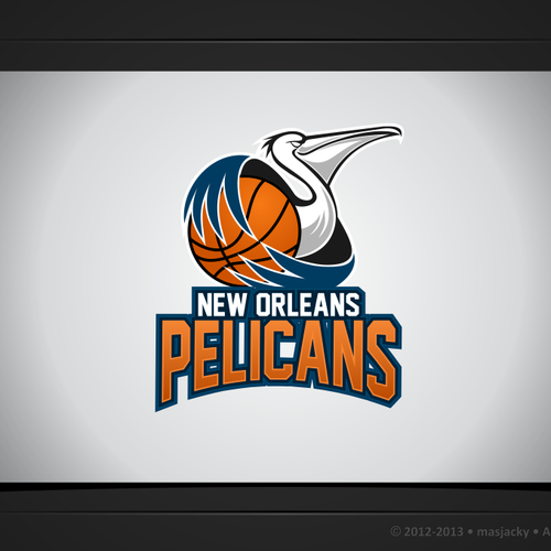 Design 99designs community contest: Help brand the New Orleans Pelicans!! por masjacky