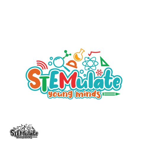 STEM Logo Design Diseño de Fast Studio⚡