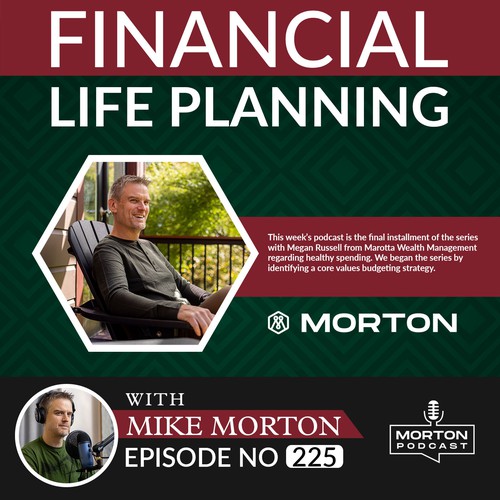 Podcast Cover Art: Morton Financial Advice Design by Graph Webs