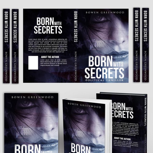 Book cover for a political thriller with Christian themes Design by sugarskullbaby ☠