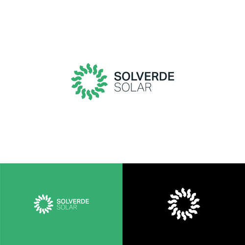 Clean logo for solar company Design by RstevenM