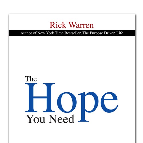 Design Rick Warren's New Book Cover Design réalisé par 3 Kings Studio