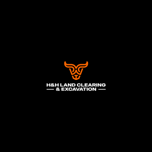 LOGO AND LETTER HEAD FOR H&H LAND CLEARING AND EXEXCAVATION Design by Rumah Lebah