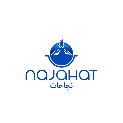 A logo for a podcast English and Arabic Design by harrysvellas