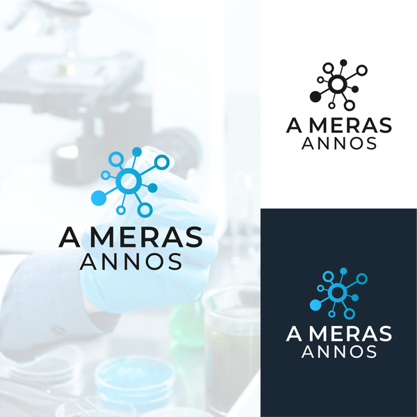 Design by Anas Fitra titled "Molecule Logo"