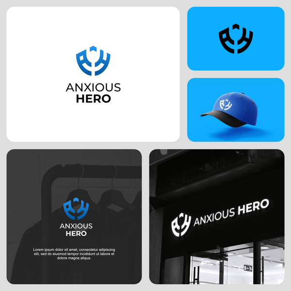 Logo Concept for : Anxious Hero