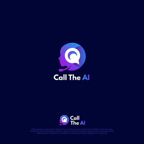 AI Communication Logo Design by chilibrand