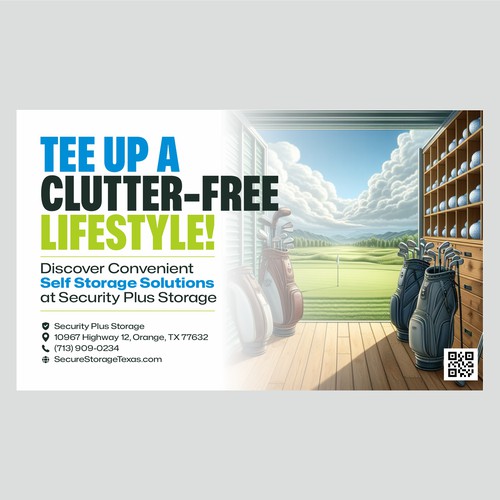 Eye-catching Illustration for Self Storage Ad in Golf Scorecard Design by Faisal Zulmi™