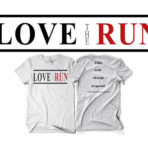 Love the Run needs a new t-shirt design Réalisé par .ns2a.