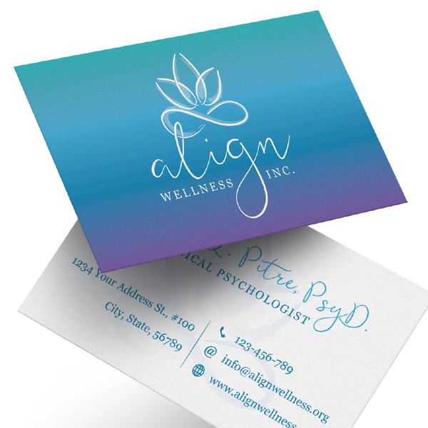 Logo and Business Card Design for a Psychologist