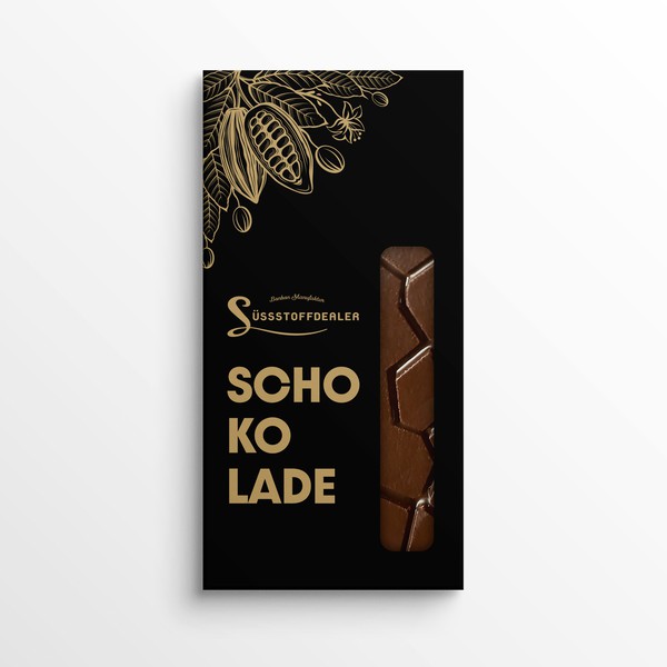 Design by Stacy Ram titled "Chocolate packaging design"