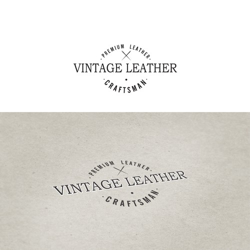 logo for Vintage Leather Craftsman | Logo design contest