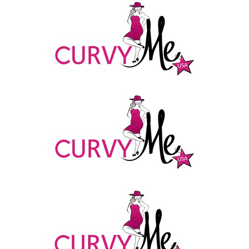 Crea el logo para marca de ropa para la mujer curvy de