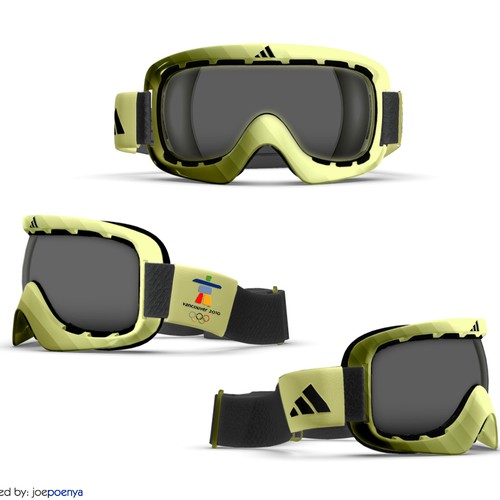 Design adidas goggles for Winter Olympics Diseño de joepoenya