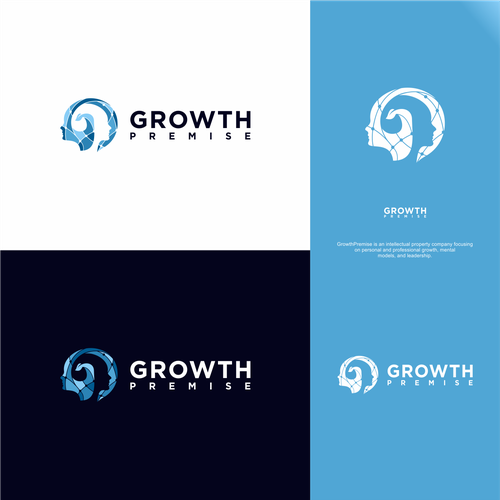 Logo and brand package for an IP company focused on leadership, growth, and mental frameworks Design by colorworks™