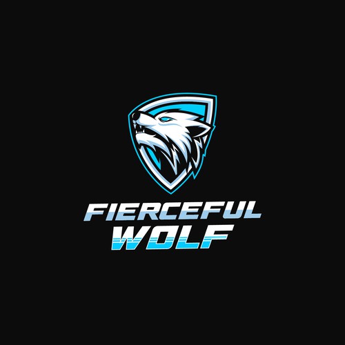 I want a creative and unique Wolf logo for a gaming YouTube channel Réalisé par Lyna™