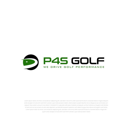 Logo for elite golf performance training based on data and science Design by SEshad