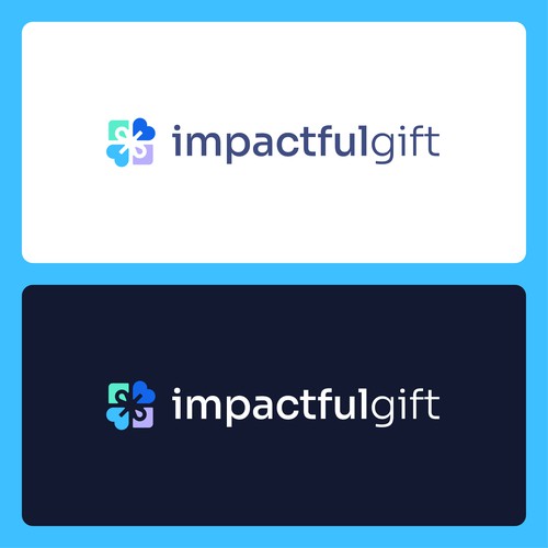 Design a logo empowering charity donations instead of material gifts Design by Kukuh Saputro Design