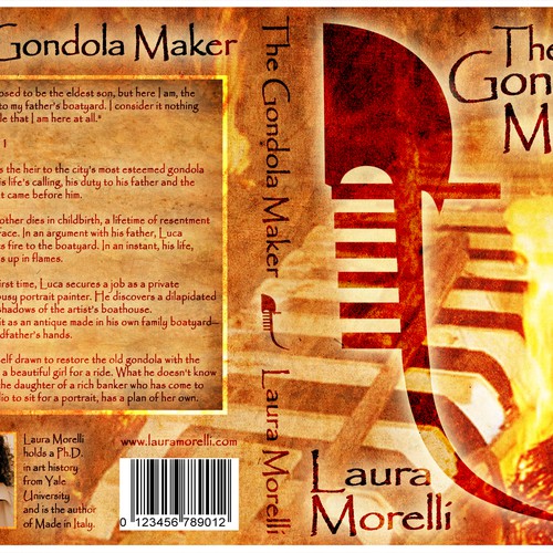Book cover for The Gondola Maker: A novel set in 16th-century Venice Design by Pq.1