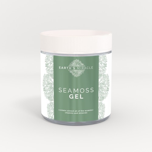 Design a Label for our Sea Moss Gel Product Design by interaksi