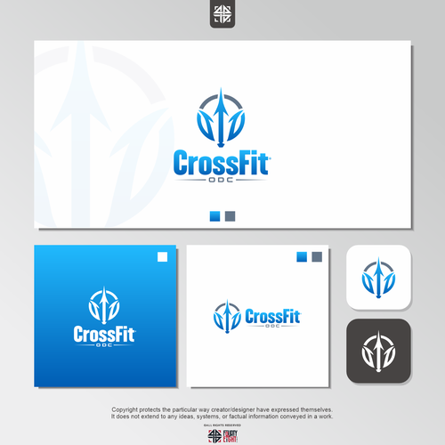 Design di Logo pour une salle de CrossFit (France), thématique : trident, mer, odyssée, poseidon … di fortyeight.studio™