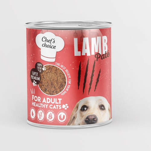 Design a super premium pet food packaging! Design by Budour A.