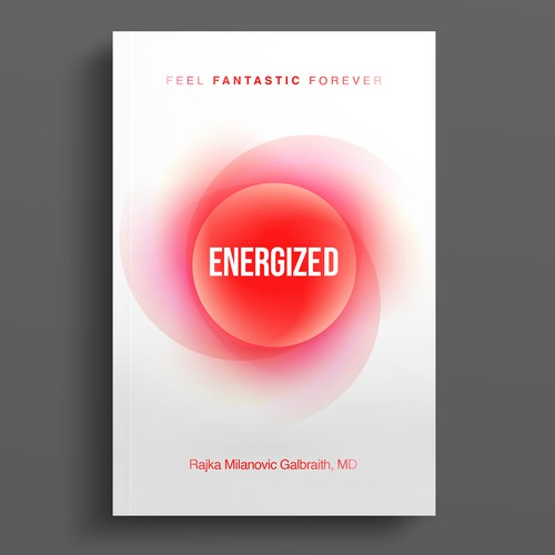 Design a New York Times Bestseller E-book and book cover for my book: Energized Design by Wizdizz