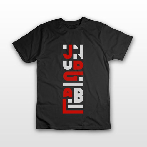 Simple t shirt design for media/ marketing for brand “Unjudgeable” Design by logoziner