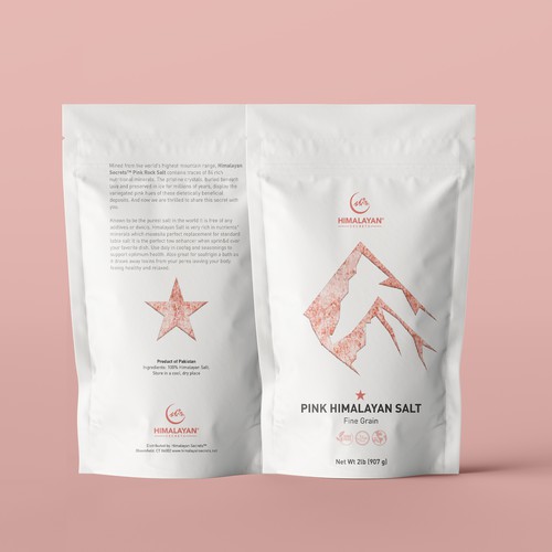 Pink Himalayan Salt for the GLOBAL MARKET Design by familydog