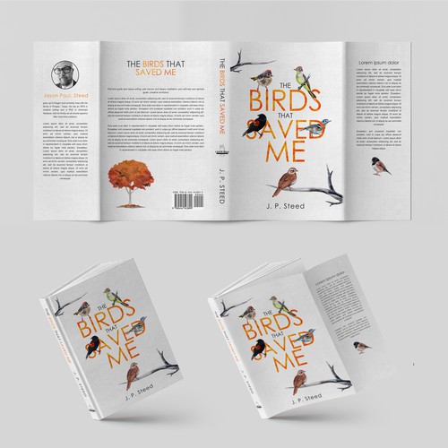 Design cover for book about discovering birds & surviving hard things Design by Philip4:13