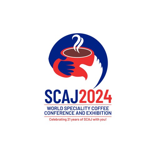 "Logo Design for Biggest Coffee Expo in Japan <SCAJ2024>" winning 