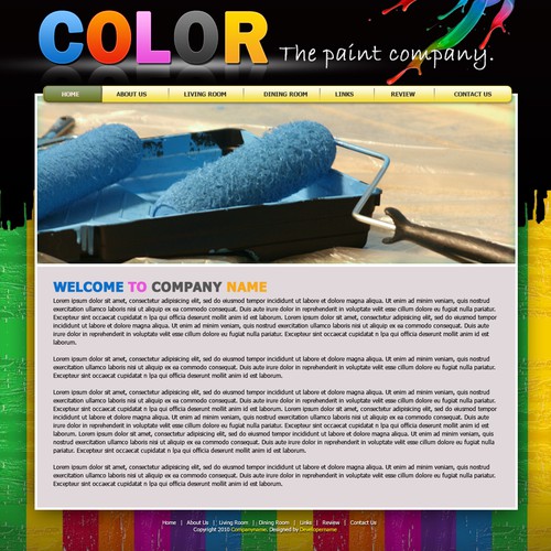1-3 Page Website Template Design von Tugabang