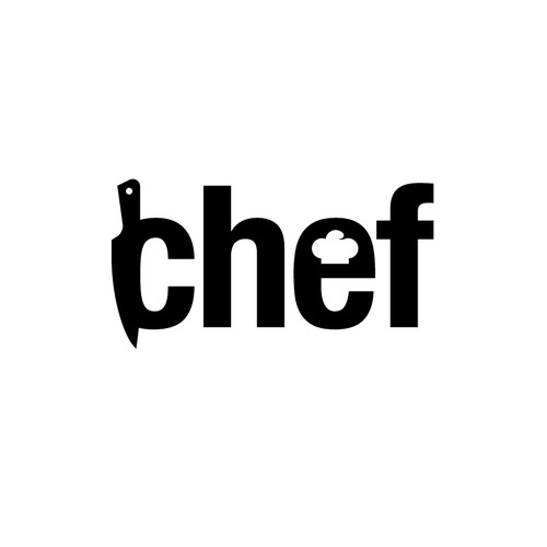 "CHEF": Food & Cooking Social Media Logo Design by k a r a