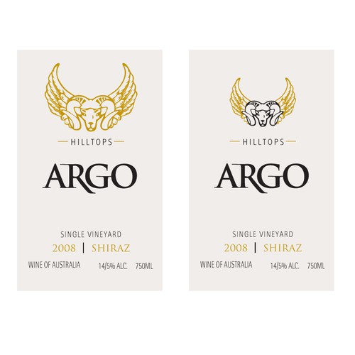 Sophisticated new wine label for premium brand Design by Helma