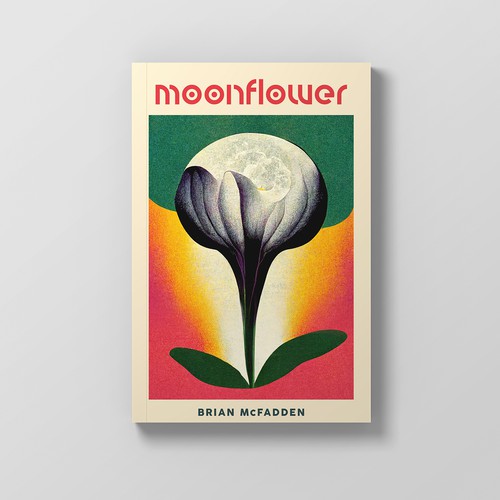 Moonflower - Poetry chapbook cover Design by Ethan Scott
