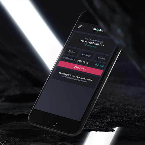 Diseño de Design a mobile app for a temporary email service de BryanMaxim